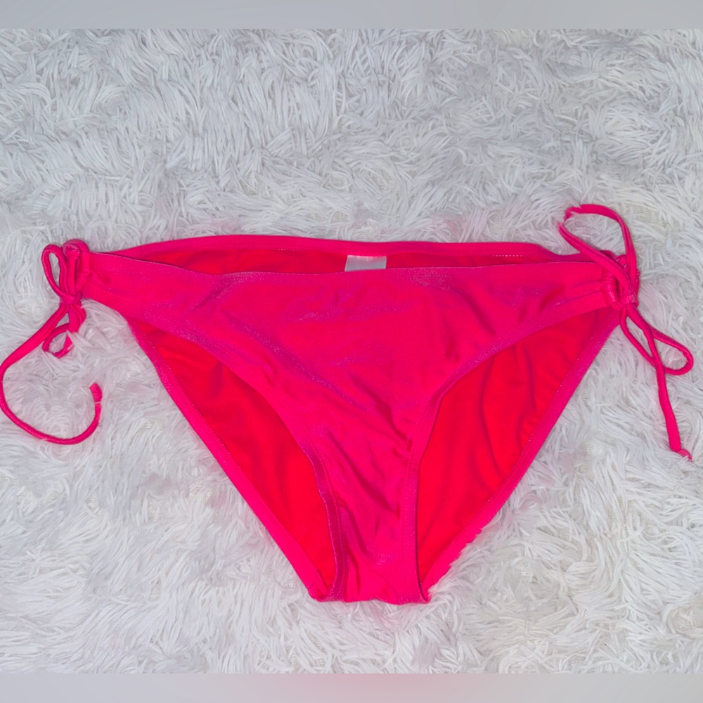 Hot neon sparkly pink bikini bottoms